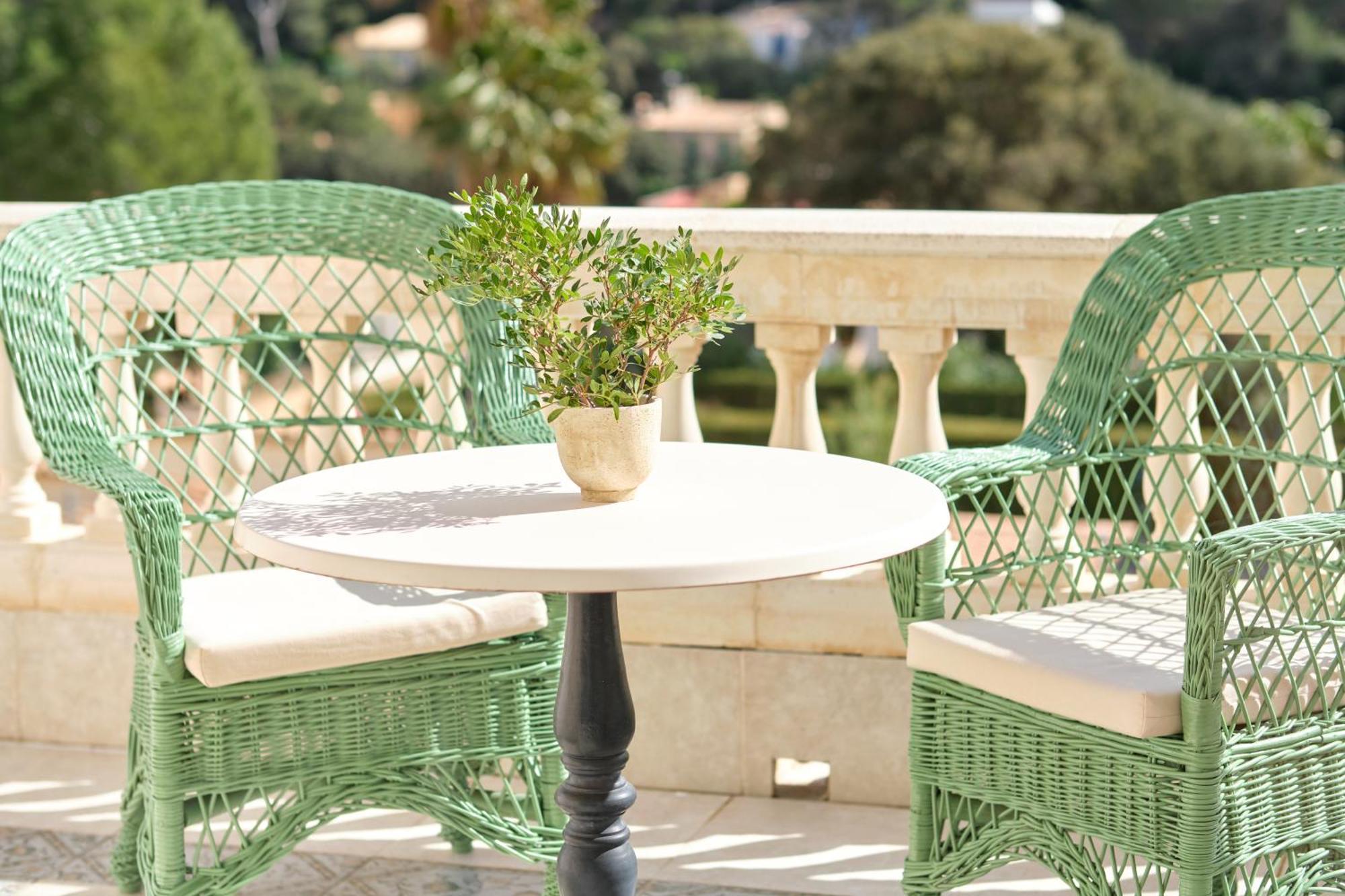Suite mit Terrasse und Bergblick